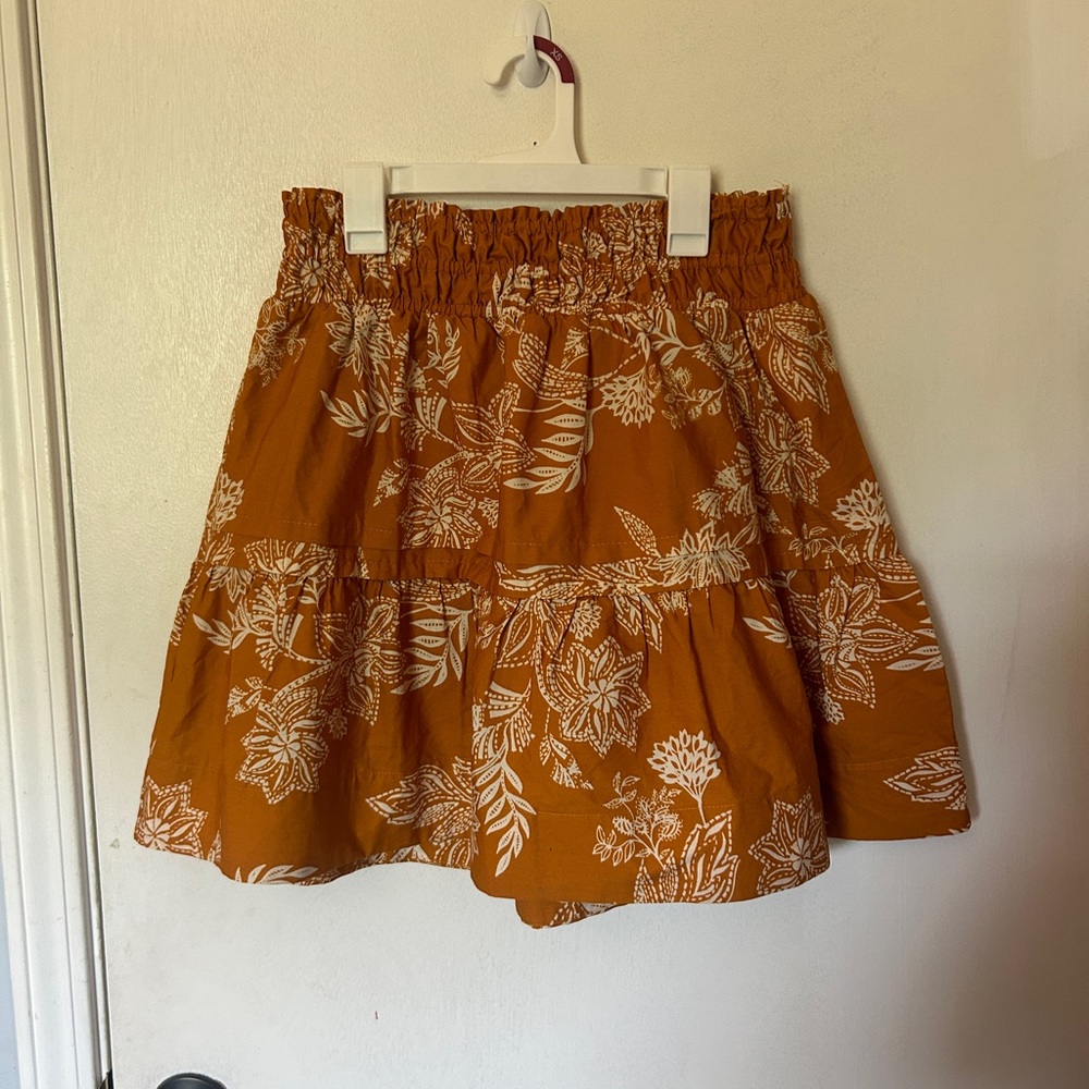 Anthropologie Maeve Pattern Skirt
